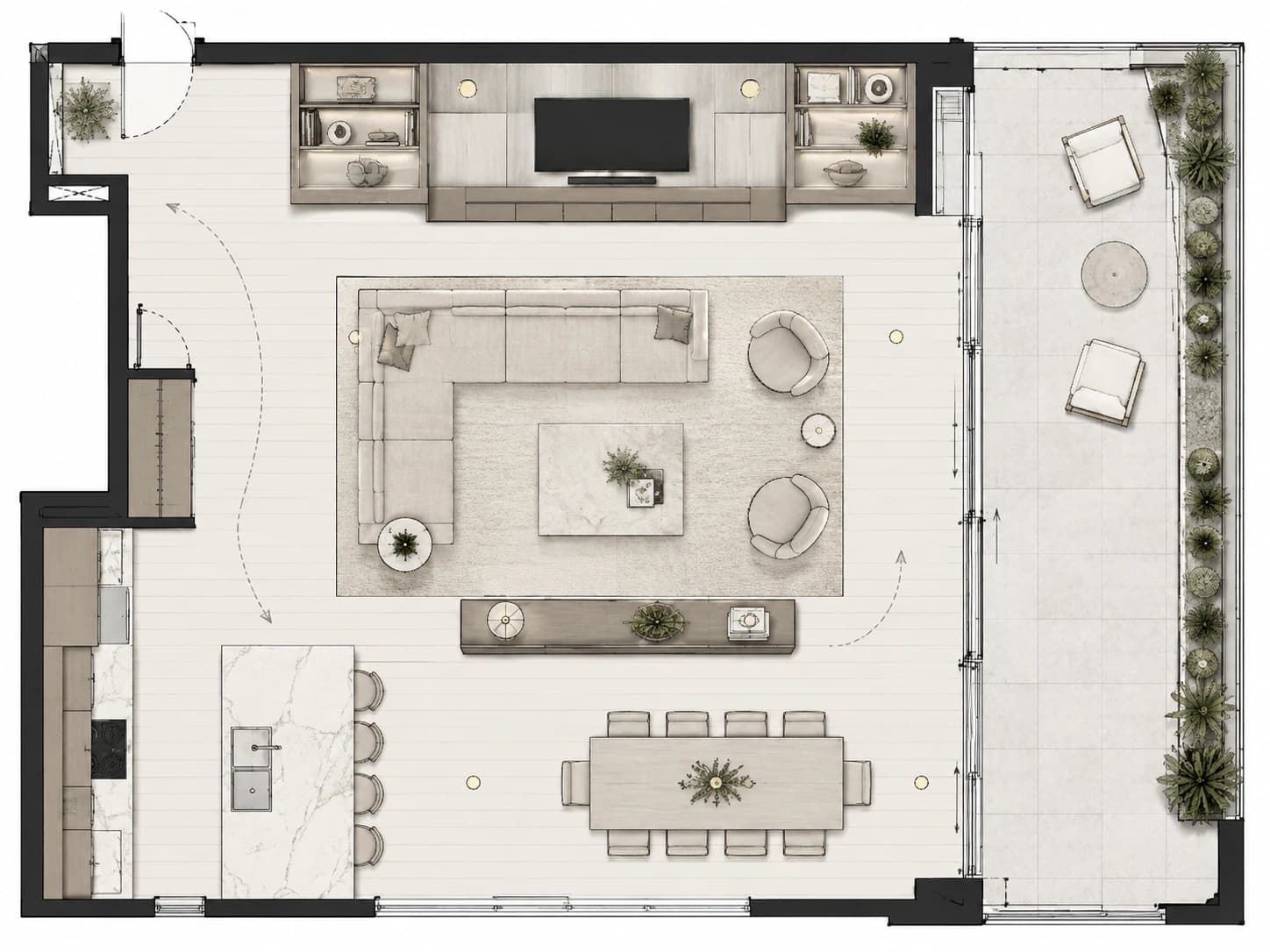 Residential spatial planning study