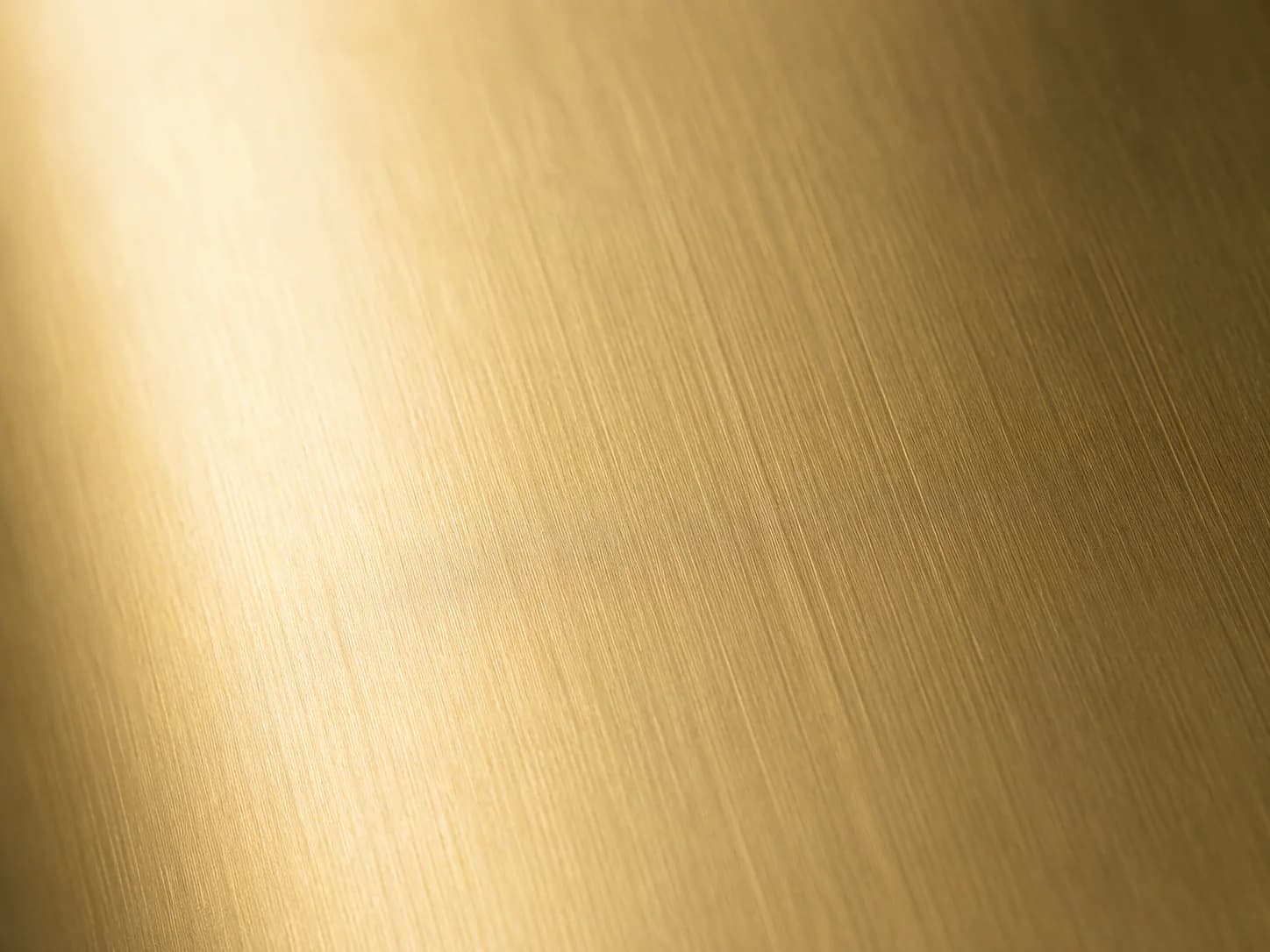 Brushed brass finish detail